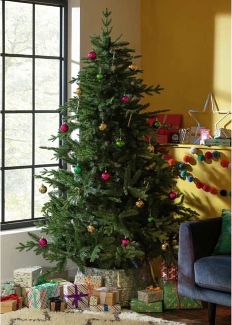 Habitat 7ft Mixed Tip Natural Look Christmas Tree - Green - 213cm