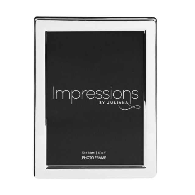 Impressions Silverplated Photo Frame 4x4 4x6 5x7 6x8 8x10 + Multi