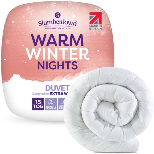 Warm Winter Nights Duvet By Slumberdown 15 Tog, King Size