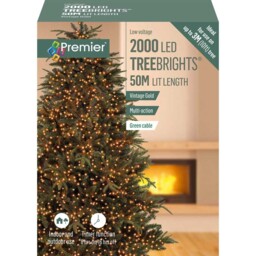 2000 Led Multi-action Treebrights Christmas Tree Lights With Timer