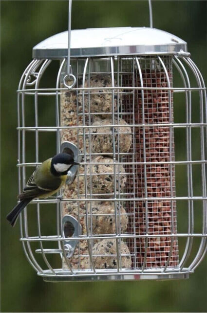 Henry Bell Sterling 3 In 1 Premium Squirrel Proof Wild Bird Feeder Nut
