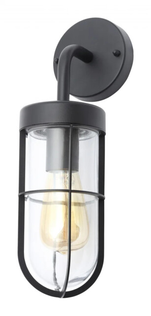 Outdoor Light Black Woking Wall Zink Zn-31807-tblk