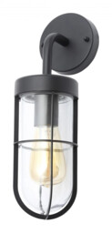 Outdoor Light Black Woking Wall Zink Zn-31807-tblk