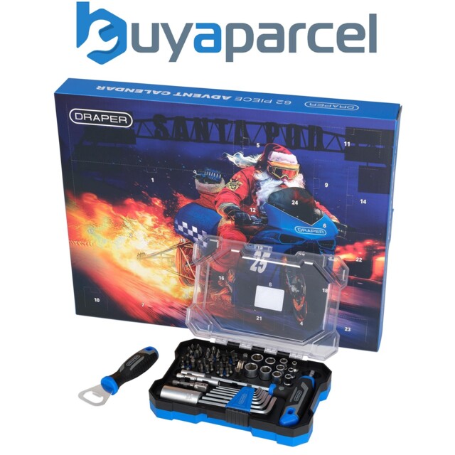 Draper 62 Piece Advent Calendar Tool Christmas Charity Advent Calendar