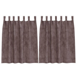 Velvet Curtains With Curtains 2 Pcs Velvet Room Darkening Modern