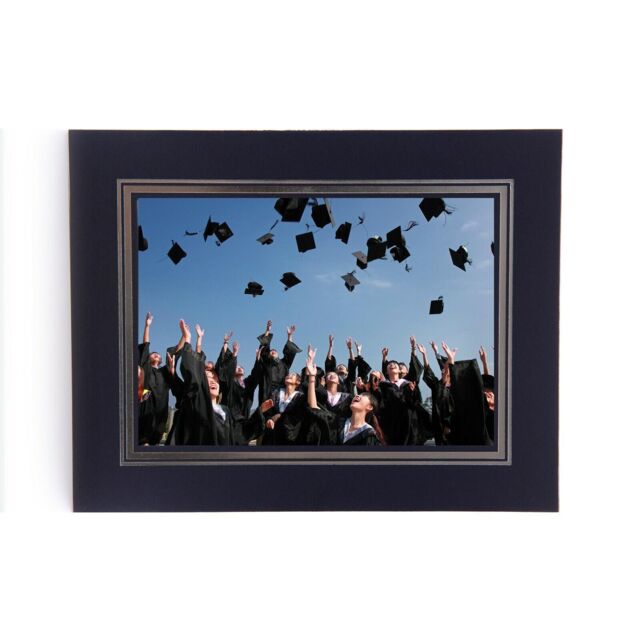 "Kenro Blue Card Strut Mount Photo Frame 50 Pack 6x4 - 8x10"""