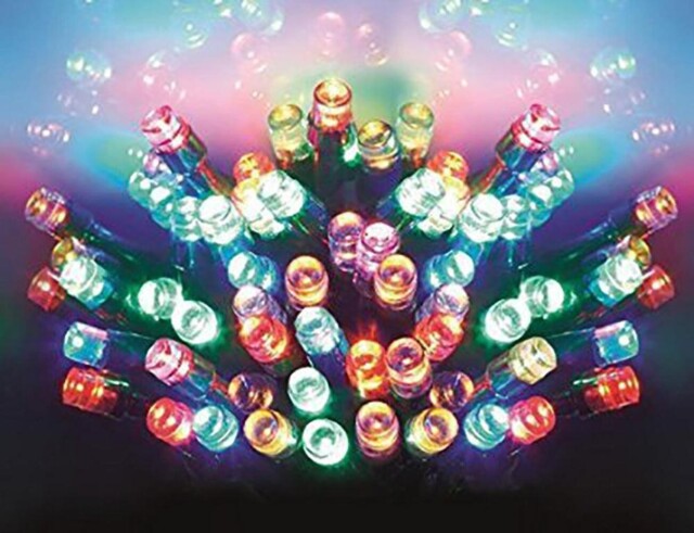 Premier Decorations 24 Multi-action Multi-coloured Battery Operated