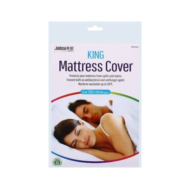 Waterproof Mattress Protector Cover Fitted Bed Topping Single Double