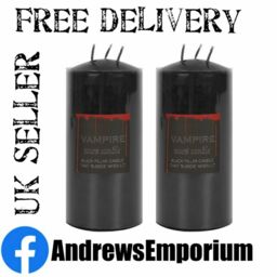15cm Black Vampire Tear Pillar Red Bleeding Rose Candle Dripping Blood