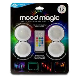 Jml Mood Magic Beat Colour Changing Led Lights Remote Control 4 Lights