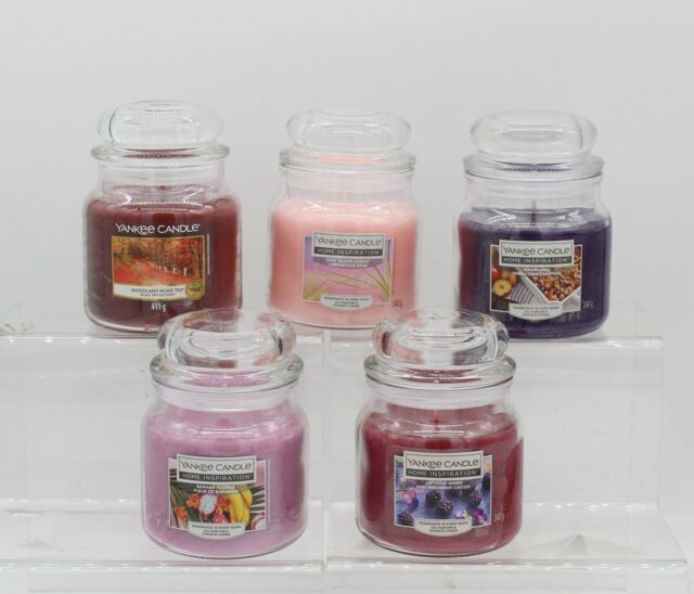 Yankee Candle Medium Glass Jar 340g 12oz Home Inspiration Choice Of 5