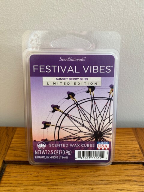 Scentsationals Festival Vibes - Sunset Berry Bliss Scented Wax Cubes