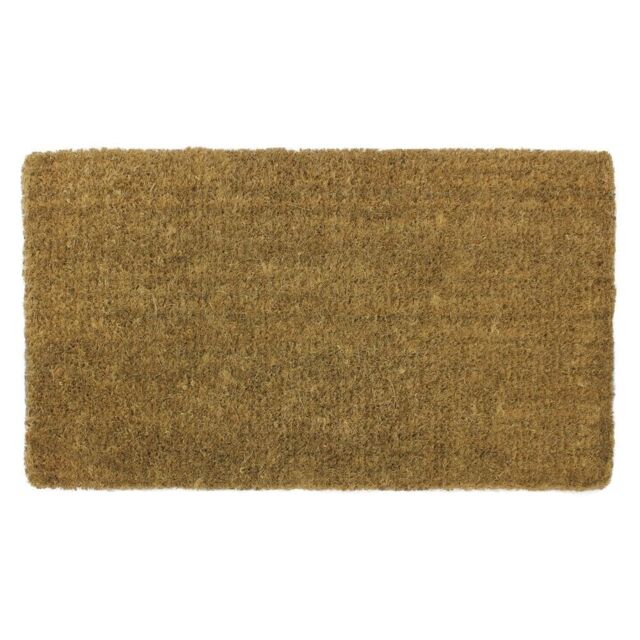 Jvl Ryburn Natural Coir Coconut Scraper Entrance Door Mat, 45 X 75cm