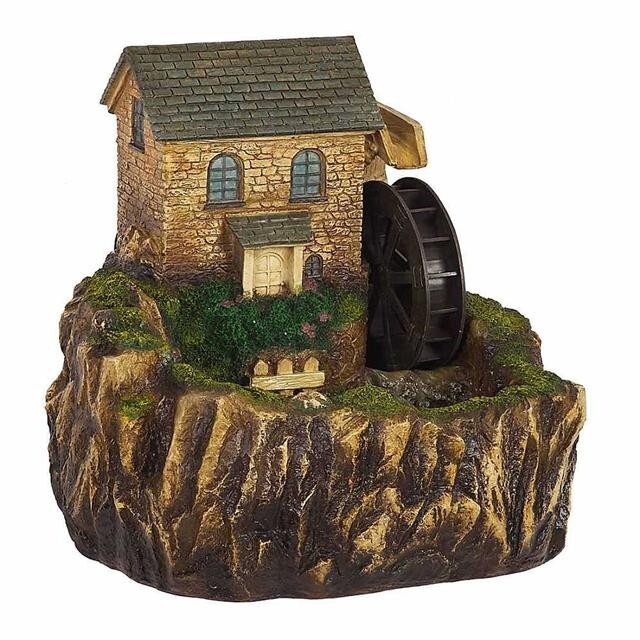 Smart Garden Solar Powered Water Mill Fountain