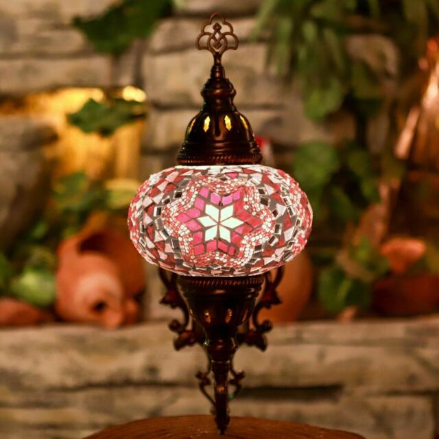 Turkish Moroccan Mosaic Multicolour Tiffany Wall Sconce Lamp Light