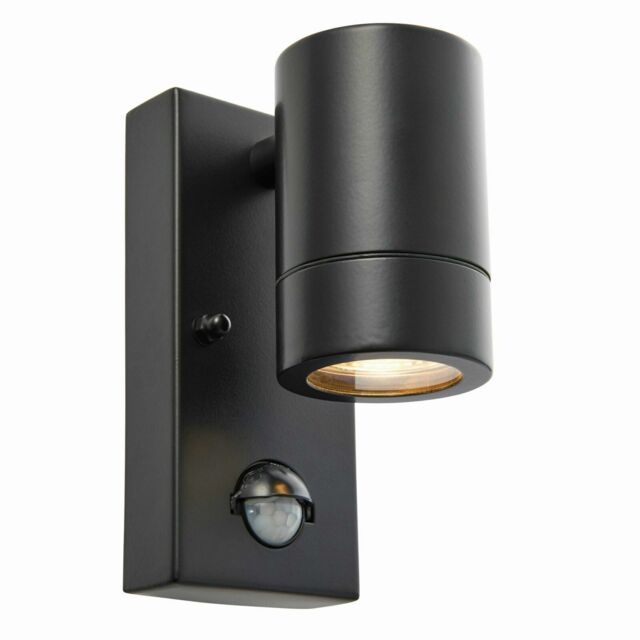 Saxby Palin Outdoor Garden Down Wall Light & Pir Sensor