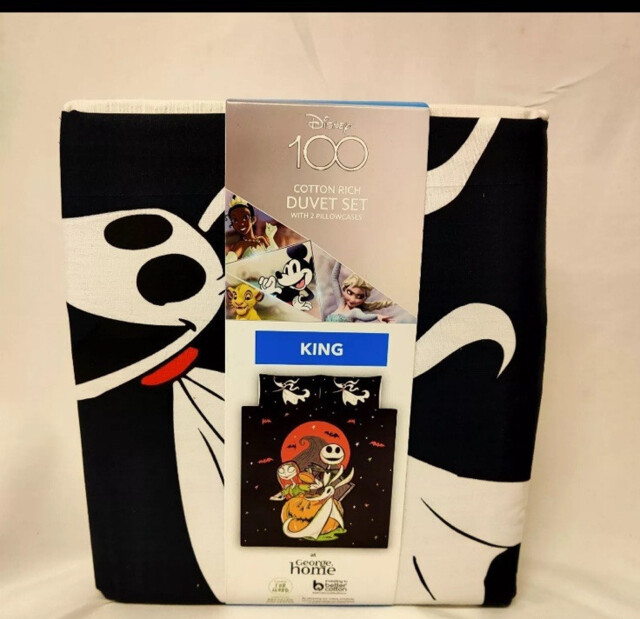 The Nightmare Before Christmas King Size Reversible Duvet Set Disney