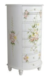 Chest Of Drawers Country Style Roses Drawers Cabinet Shabby Chic