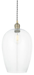Ceiling Light Brass Algard Antique Clear 250mm Lighting No. 1 100658