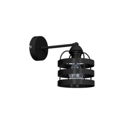 Wall Light Lars Black 1xe27 Mlp797