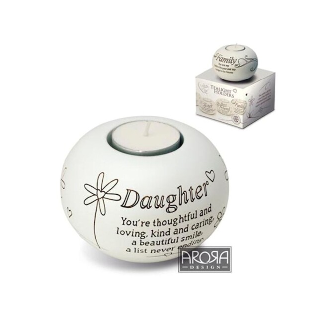 Said With Sentiment Daughter Tealight Candle Holder
