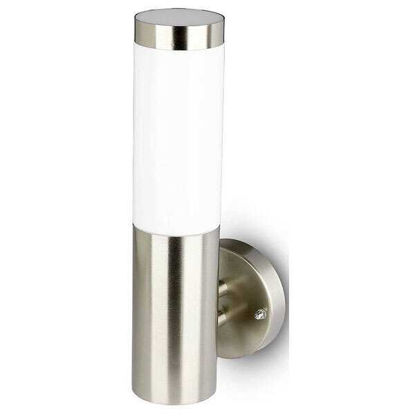 V-tac 8624 Vt-833 Led Outdoor Wall Light E27 Stainless Steel 1 Piece