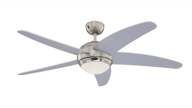 Ceiling Fan Silver Bendan 132cm Satin Chrome Westinghouse 72220