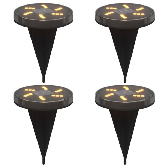 Solar Ground Lights With Ground Spikes Solar Outdoor Light Warm White