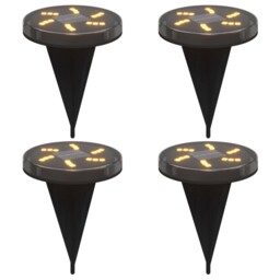 Solar Ground Lights With Ground Spikes Solar Outdoor Light Warm White
