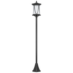 Outsunny Solar Garden Street Light Ip44 Led Pathway Lamp Cool White