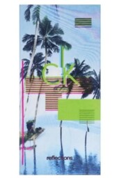 Calvin Klein Ck1 Reflections Beach Towel 150cm X 70cm