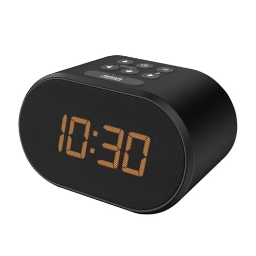 Alarm Clocks Bedside, Radio Alarm Clock, Mains Powered Or Battery, Fm
