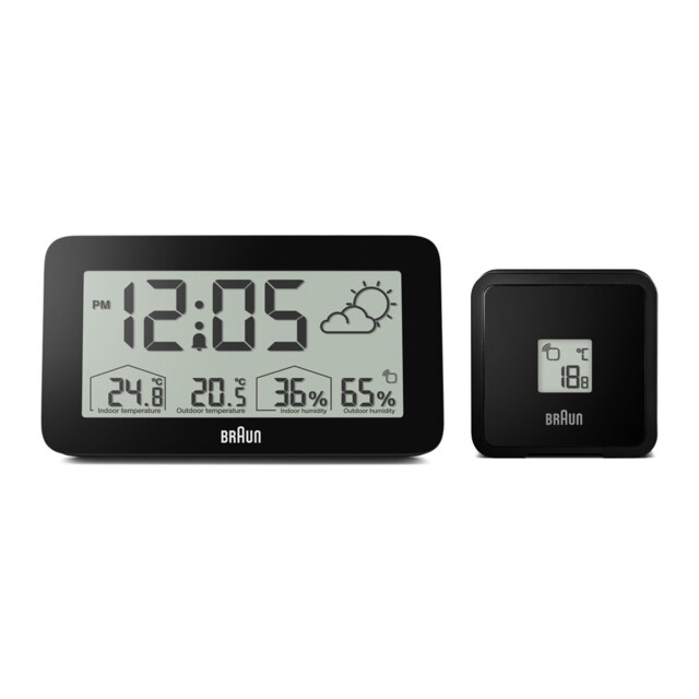 Braun Bc13bp Weather Station Alarm Clock