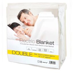 Double Electric Heated Blanket 3heat Setting 107cm X 120cm