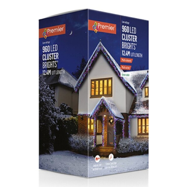 Premier 960 Multi Coloured Led Clusters - Multi Action