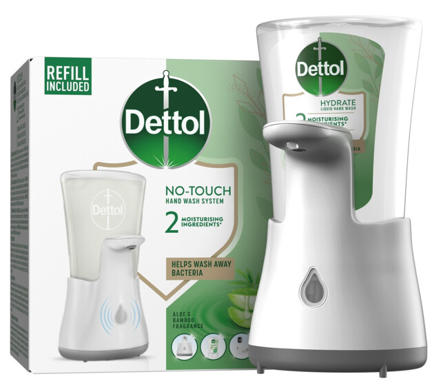 Automatic Touchless Soap Dispenser With Dettol Aloe Vera Antibacterial