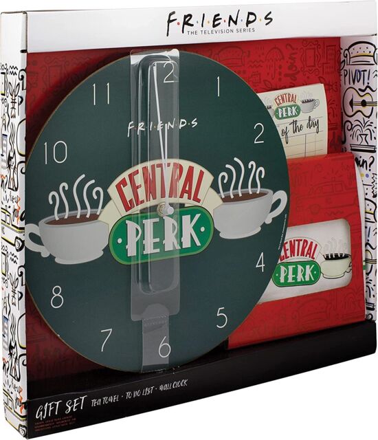 Friends Kitchen Gift Set, Wall Clock, Tea Towel, To Do List