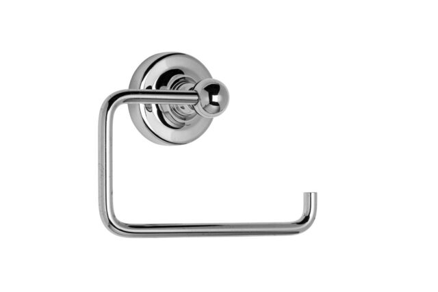 Croydex Flexi-fix Traditional Toilet Roll Holder, Chrome - Worcester