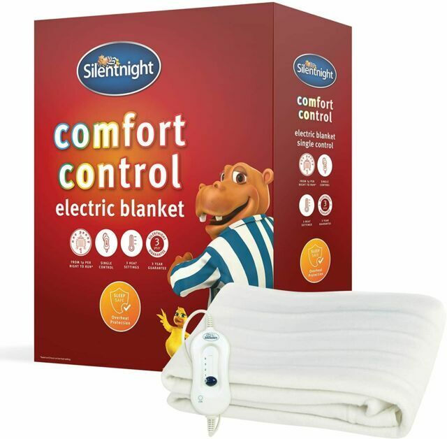 Silentnight Comfort Control Electric Blanket White - Double