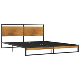 Bed Frame Metal Home Bedroom Furniture Single Bedstead Set Multi Sizes