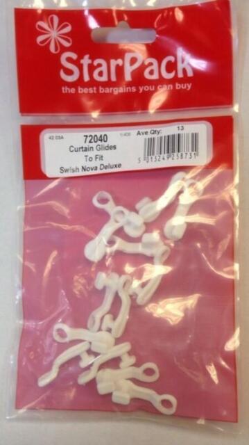 Curtain Glides To Fit Swish Nova Deluxe Curtain Poles & Accessories