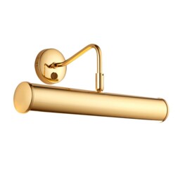 Wall Light Brass Turner Picture Polished 355mm Endon Pl350-e14-swbp