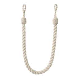 Natural Cotton Rope Curtain Tieback 62cm Long 100% Cotton Jones