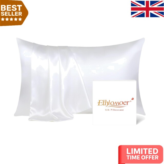 Hypoallergenic 19mm Mulberry Silk Pillowcase For Hair & Skin Care -