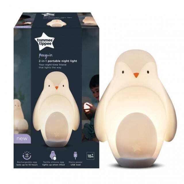Tommee Tippee 2 In 1 Portable Night Light Uk Plug Baby Nursery