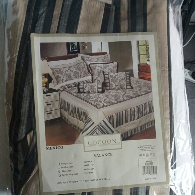 Mexico King Valance Sheet By Cocoon