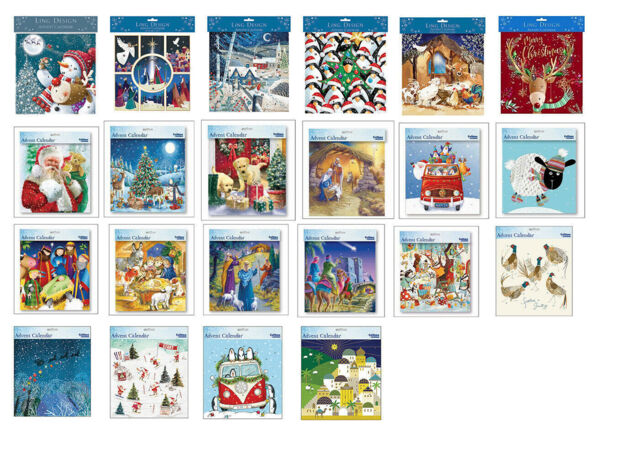 Square Advent Calendars 230 Mm X 230 Mm Religious & Traditional With