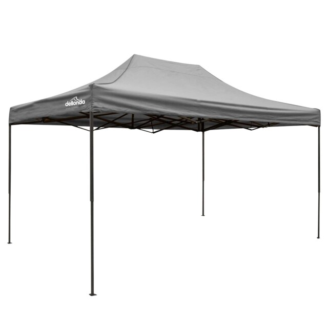 Dellonda Premium 3 X 4.5m Pop-up Gazebo Fabric Grey Canopy - Dg137