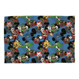 Super Mario Vroom Fleece Blanket Bed Throw Matches Bedding