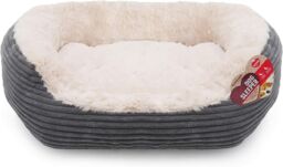 Rosewood Jumbo Cord Plush Dog Bed Warm Washable Luxury Pet Cat